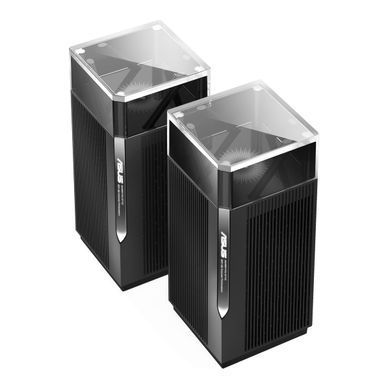 Система WiFi-Mesh ASUS ZenWiFi Pro ET12 AXE11000, 2xGE LAN, 1x2.5GE LAN, 1x2.5GE WAN, 2мод (90IG05Z0-MO3A20) [104504]