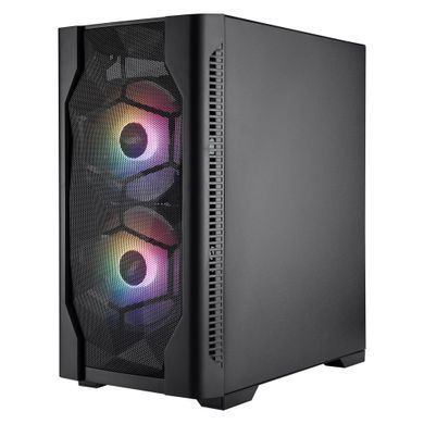 Корпус 1stPlayer Black (D4-M-BK-2F1P-1F1) [617090]