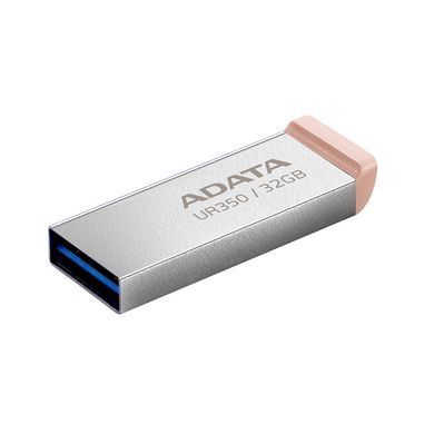Флеш-накопичувач ADATA USB 3.2 UR 350 32Gb Silver/Beige (UR350-32G-RSR/BG) [803121]