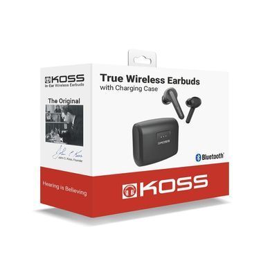 Навушники TWS Koss TWS150i BT 5.0, Mic, Чорний (196594.101) [107232]