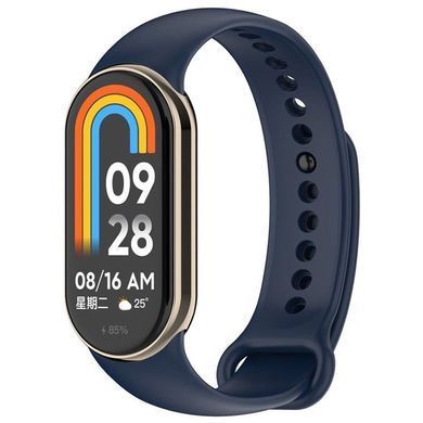 Силіконовий ремінець BeCover для Xiaomi Mi Smart Band 8 Deep Blue (709383) [604911]