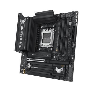 Материнcька плата ASUS TUF GAMING B850M-PLUS WIFI7 sAM5 B850 4xDDR5 M.2 HDMI DP Wi-Fi BT mATX (90MB1MU0-M0EAY0) [111751]