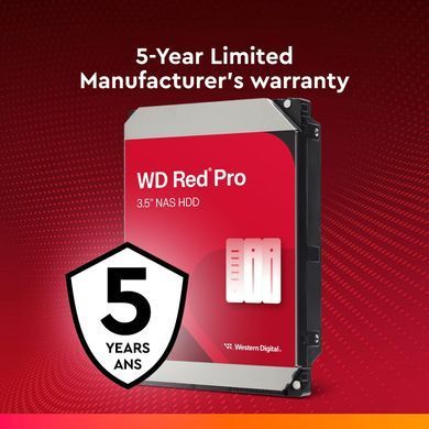 Жорсткий диск WD 10TB 3.5" 7200 512MB SATA Red Pro NAS (WD103KFBX) [110506]