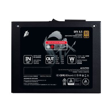 Блок живлення 1stPlayer PS-850SFX 850W (SFX-GLD-850-BK-EU) [611987]