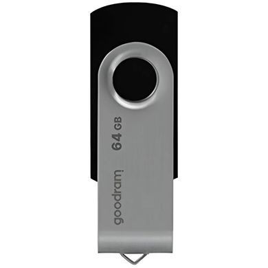 Флеш-накопичувач USB2.0 64GB Goodram UTS2 (Twister) Black (UTS2-0640K0R11) [607050]
