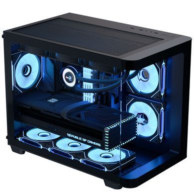 Корпус AeroCool P300C-G-BK-v1 Black без БЖ (ACCS-PN02033.11) [608795]