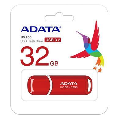 Флеш-накопичувач ADATA USB 3.2 UV150 32Gb Red (AUV150-32G-RRD) [805275]