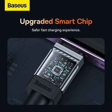 Кабель Baseus CoolPlay Series Fast Charging Cable USB to iP 2.4A 1m Black (CAKW000401) [802337]
