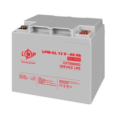 Акумулятор гелевий LPM-GL 12V - 40 Ah (LP4154) [900088]