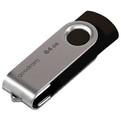 Флеш-накопичувач USB2.0 64GB Goodram UTS2 (Twister) Black (UTS2-0640K0R11) [607050]