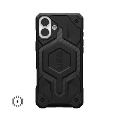 Чохол UAG для iPhone 16 Plus, Monarch Pro Magsafe, Carbon Fiber (114455114242) [108228]