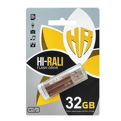 Флеш-накопичувач USB 32GB Hi-Rali Corsair Series Bronze (HI-32GBCORBR) [607106]