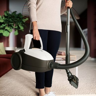 Пилосос Electrolux мішковий, 600Вт, 3.5л, Allergy Plus, SmartMode, s-bag, 4 насадки, білий (PD82-ALRG) [15594]
