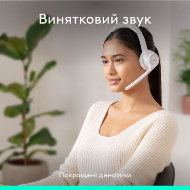 Гарнітура Logitech Zone 300 Wireless Headset BT White (981-001417) [203125]
