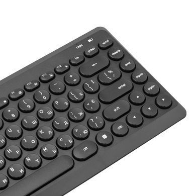 Комплект клавіатура та миша Genius LuxeMate Q-8000, WL, EN/UKR, чорний (31340013414) [103625]