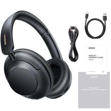 Навушники UGREEN HP202 HiTune Max5 Hybrid ANC Black (25255) [401919]