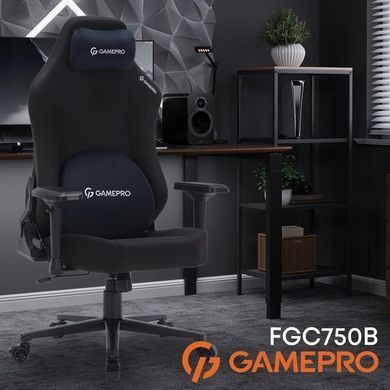 Крісло для геймерів GamePro Black (FGC750B) [620245]