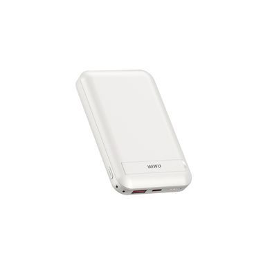 Зовнішній акумулятор WIWU Snap Cube- Magnetic Wireless Charger Power Bank 10000mAh SC1000WHT (3C) White (6973218947020) [806497]