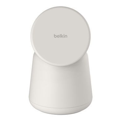 Зарядний пристрій бездротовий Belkin 2в1 MagSafe iPhone/Watch/AirPods, Sand Mass (WIZ020VFH37) [108388]
