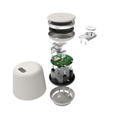 Зарядний пристрій бездротовий Belkin 2в1 MagSafe iPhone/Watch/AirPods, Sand Mass (WIZ020VFH37) [108388]