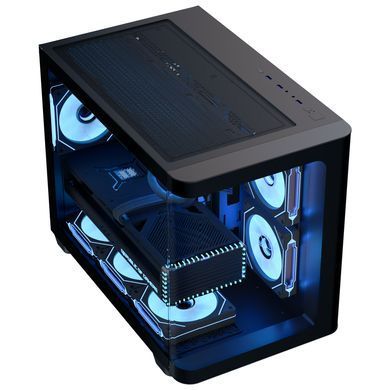 Корпус AeroCool P300C-G-BK-v1 Black без БЖ (ACCS-PN02033.11) [608795]