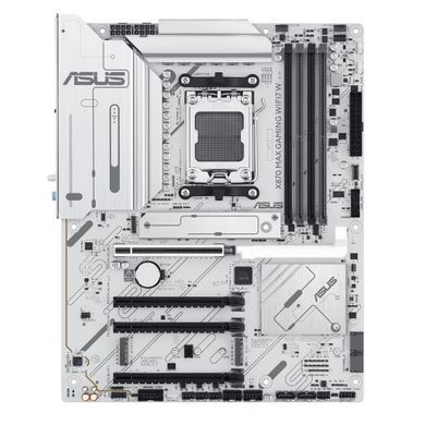 Материнcька плата ASUS X870 MAX GAMING WIFI7 W sAM5 X870 4xDDR5 M.2 HDMI USB Type-C Wi-Fi BT ATX білий (90MB1LZ0-M0EAY0) [109225]