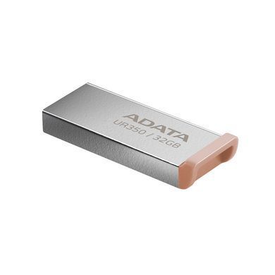 Флеш-накопичувач ADATA USB 3.2 UR 350 32Gb Silver/Beige (UR350-32G-RSR/BG) [803121]