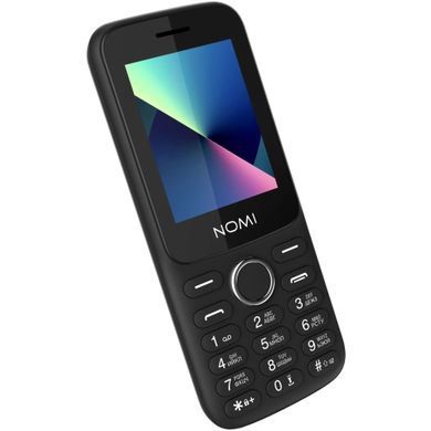 Мобiльний телефон Nomi i2415 Dual Sim Black (i2415 Black) [621244]