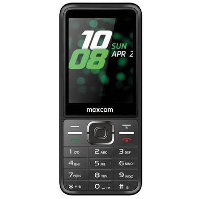 Мобiльний телефон Maxcom (MM244 Black) [600371]