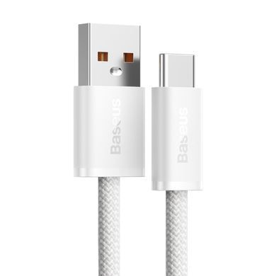 Кабель Baseus Dynamic Series Fast Charging Data Cable USB to Type-C 100W 1m White (CALD000602) [802244]