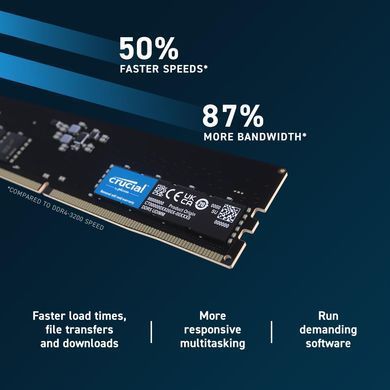 Модуль пам'яті 16GB DDR5-5600 CRUCIAL (CT16G56C46U5) [500688]