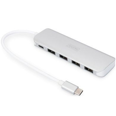Хаб DIGITUS USB-C > 4xUSB-A/USB-C (DA-70242-1) [108812]
