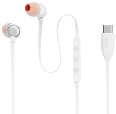 Гарнітура JBL TUNE 310C USB-C White (JBLT310CWHT) [201345]