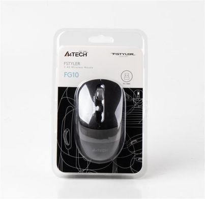Миша бездротова A4Tech FG10 Black/Grey USB (FG10 (Grey)) [609379]