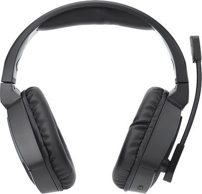 Ігрова гарнітура XTRIKE ME XBOX/PS/PC, бездротова+ 2.4G+3,5мм, 7 режимів RGB, чорна (GH-512W) [403844]
