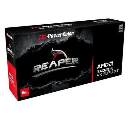 Відеокарта AMD Radeon RX 9070 16GB GDDR6 Reaper PowerColor (RX9070 16G-A) (RX 9070 16G-A) [611629]