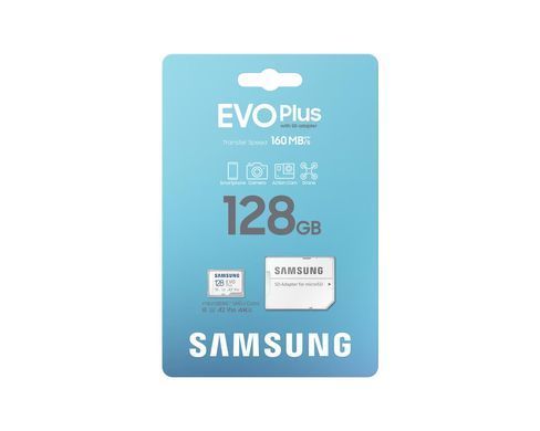 Карта пам&rsquo;яті MICRO SDXC EVO+ 128GB V30 W/A SAMSUNG (MB-MC128SA/EU) [501171]