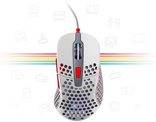 Миша Xtrfy M4, USB-A, RGB, Retro (XG-M4-RGB-RETRO) [103944]