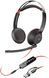 Гарнітура комп'ютерна стерео On-ear Poly Blackwire 5220, USB-A, USB-C, 3.5 мм, всеспрямований, noise canceling, чорний (8X231AA) [107394], фото 1