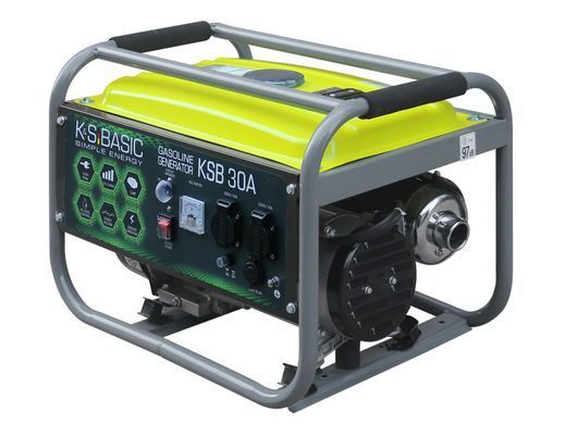 Генератор бензиновий Konner&Sohnen BASIC KSB 30A, 230В, 2.8кВт, ручний стартер, 36.2кг (KSB30A) [114268]