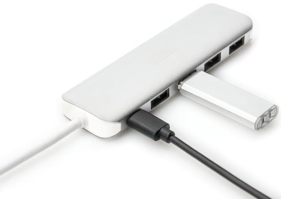 Хаб DIGITUS USB-C > 4xUSB-A/USB-C (DA-70242-1) [108812]