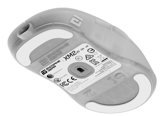 Миша ігрова бездротова Endgame Gear XM2w 4k v2, білий (прозорий) (PGW-EG-MOU-082) [503876]