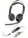Гарнітура комп'ютерна стерео On-ear Poly Blackwire 5220, USB-A, USB-C, 3.5 мм, всеспрямований, noise canceling, чорний (8X231AA) [107394], фото 2