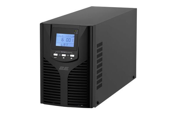Джерело безперебійного живлення 2E OD2000, 2000VA/1800W, LCD, USB, 3xSchuko (2E-OD2000) [102994]