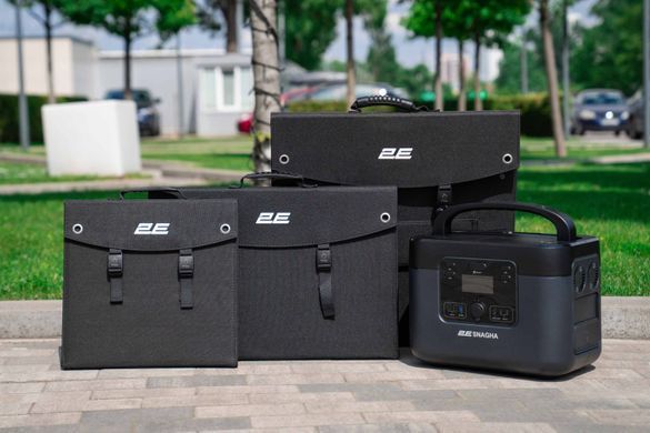 Портативна сонячна панель 2E, DC 120 Вт, USB-С 18 Вт, USB-A 24 Вт (2E-LSFC-120) [105993]