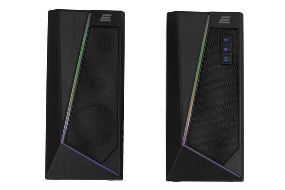 Акустична система 2E PCS233 RGB, 2.0, USB, Black (2E-PCS233BK) [113272]