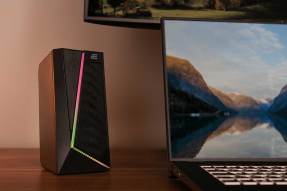 Акустична система 2E PCS233 RGB, 2.0, USB, Black (2E-PCS233BK) [113272]