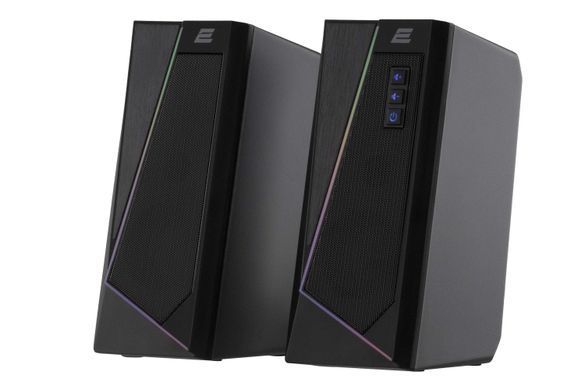 Акустична система 2E PCS233 RGB, 2.0, USB, Black (2E-PCS233BK) [113272]