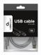 Кабель Cablexpert USB - USB Type-B V 2.0 (M/M), 1.8 м, сірий (CCP-USB2-AMBM-6G) [608468], фото 2
