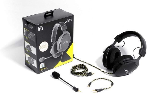 Ігрова гарнітура Xtrfy H2 (3.5mm/USB), Black (XG-H2) [107104]